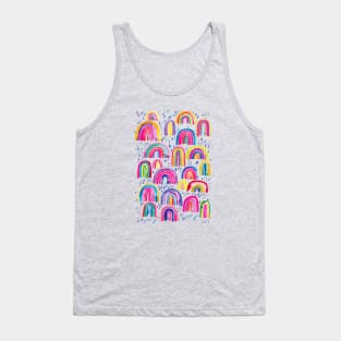 Cute Colorful Watercolor Rainbows Tank Top